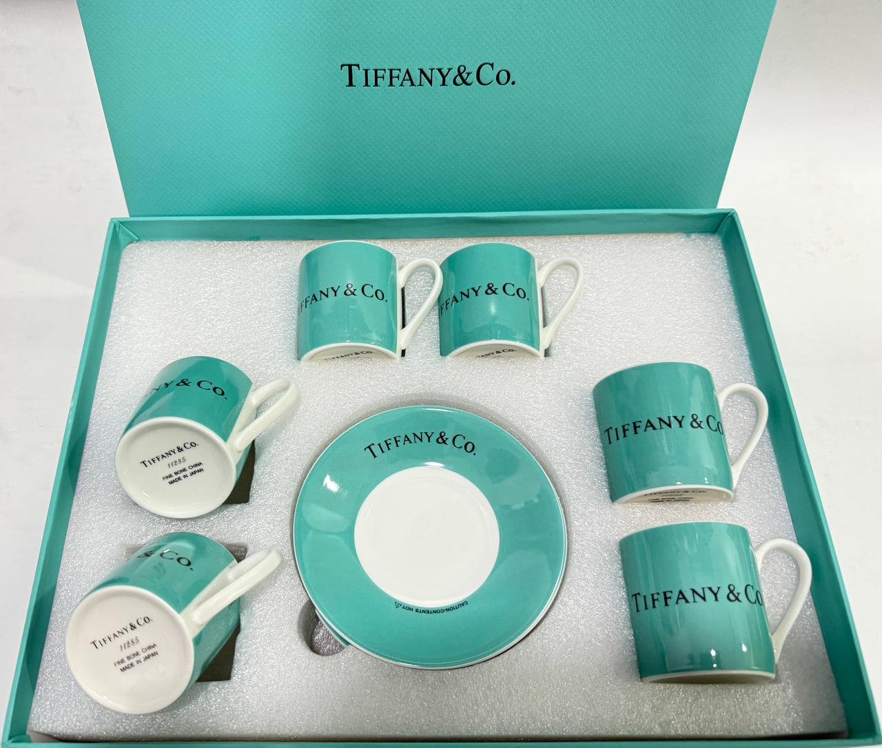 Tiffany & Co. Turkish coffeeÂ set of six cups